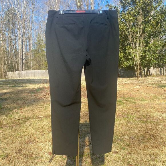 Talbots Black Equestrian Center Seam Slim Stretch Crop Pants - Picture 7 of 9